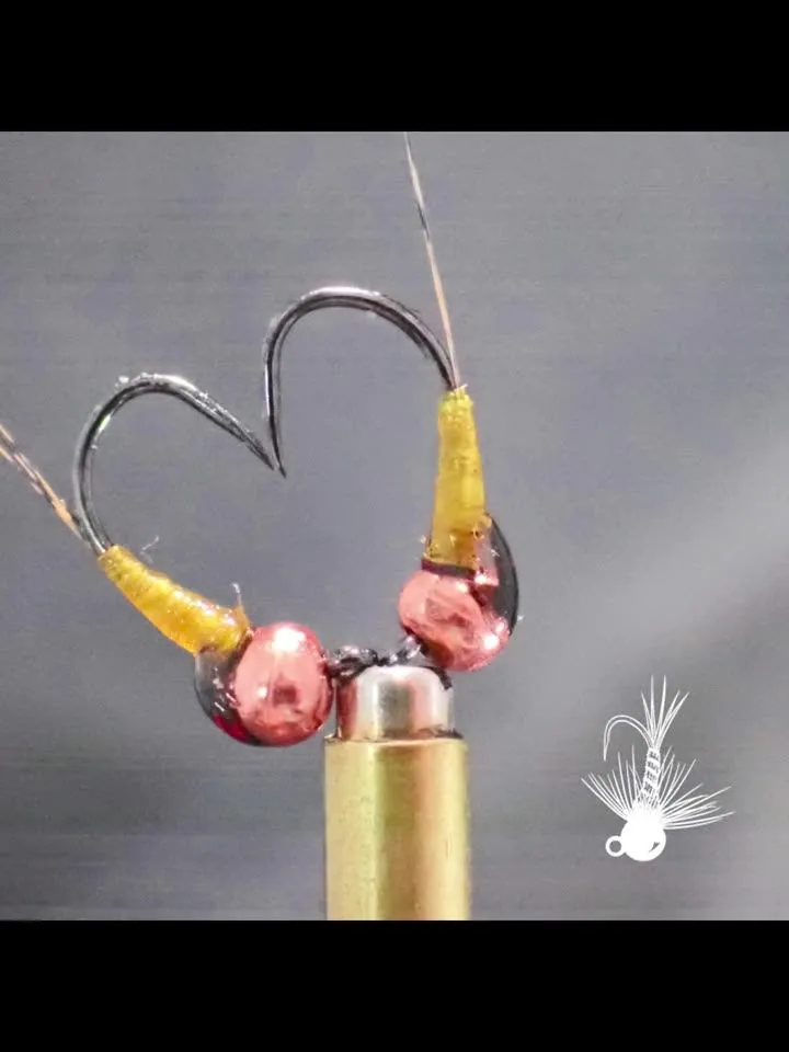 Brown Sugar Perdigon fly by Wasatch Flies