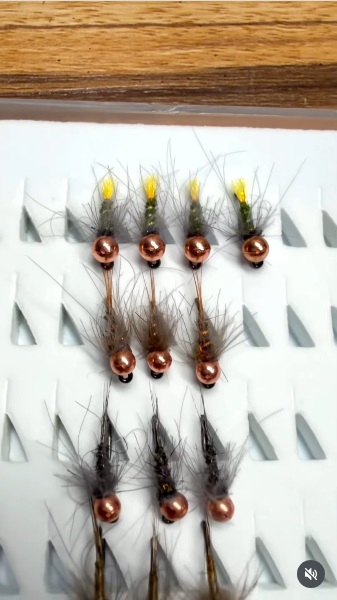 Fly box with Real McCoy nymphs and other patterns